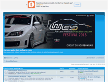 Tablet Screenshot of forum.webclub-subaru.com
